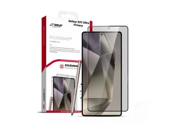 ZEELOT SOLIDsleek 2.5D Tempered Glass Screen Protector for Samsung Galaxy S25 Ultra - Privacy