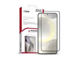 ZEELOT SOLIDsleek 2.5D Tempered Glass Screen Protector for Samsung Galaxy S25 - Matte Clear