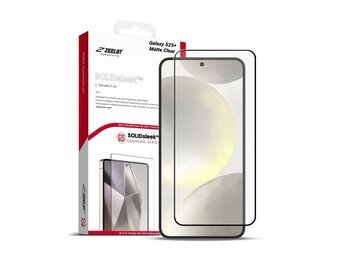 ZEELOT SOLIDsleek 2.5D Tempered Glass Screen Protector for Samsung Galaxy S25 Plus - Matte Clear