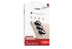 ZEELOT Pishield Titanium Alloy Lens Protector for Samsung Galaxy S25 Plus - Black