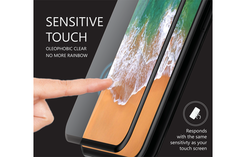 AmazingThing 3D Full Covered Supreme Glass Screen Protector for iPhone X/Xs/11Pro - Clear