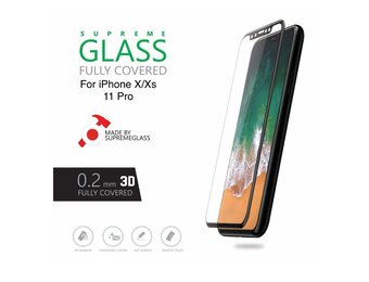 AmazingThing 3D Full Covered Supreme Glass Screen Protector for iPhone X/Xs/11Pro - Clear