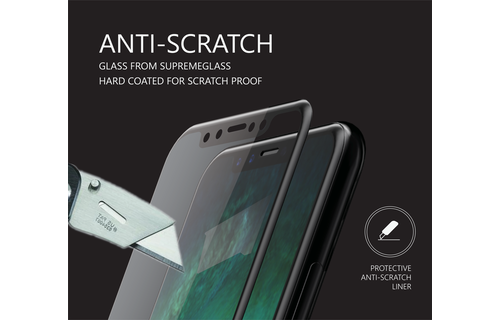 AmazingThing 3D Full Covered Supreme Glass Screen Protector for iPhone X/Xs/11Pro - Clear