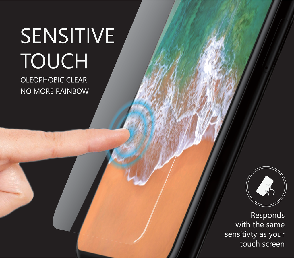 AmazingThing Extra Sensitive Supreme Glass Screen Protector for iPhone X/Xs/11Pro - Clear