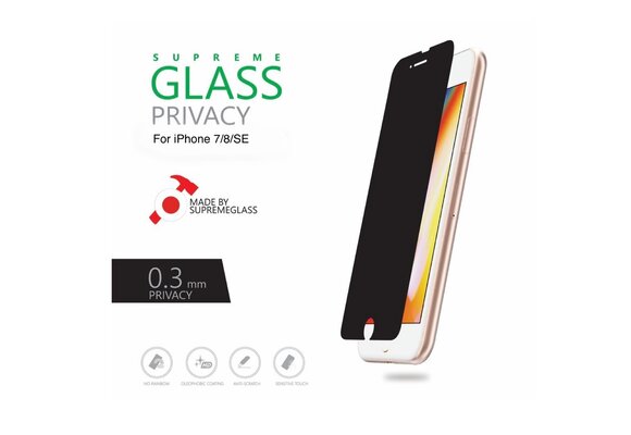 AmazingThing Supreme Glass 0.3mm for iPhone 7/8/SE - Privacy