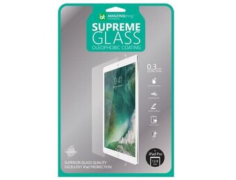 AmazingThing Supreme Glass Screen Protector for iPad Pro 12.9"  1st/2nd Generation - Crystal Clear