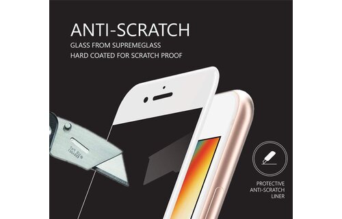 AmazingThing 3D Supreme Glass Screen Protector for iPhone 4.7" 7/8/SE - Privacy White