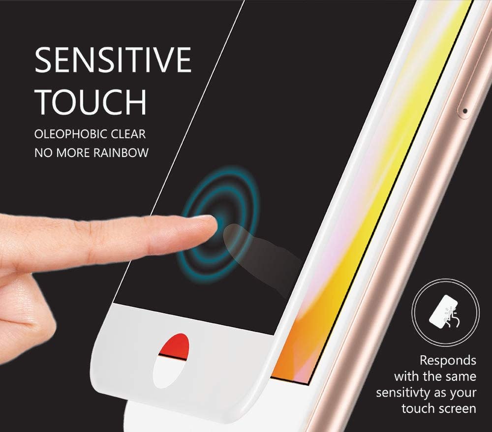 AmazingThing 3D Supreme Glass Screen Protector for iPhone 4.7" 7/8/SE - Privacy White