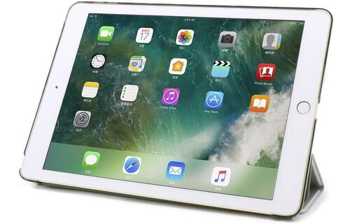 Odoyo Apple iPad 9.7in (2017) Slim Coat Smart Folio Cover - Silver Slim Coat