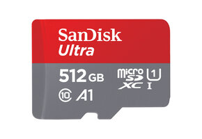 SanDisk Ultra microSDXC, 512GB, UHS-1, 150MB/s