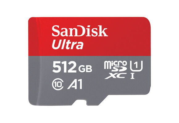 SanDisk Ultra microSDXC, 512GB, UHS-1, 150MB/s