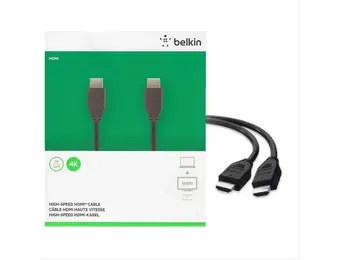 Belkin HDMI High-Speed with Ethernet Standard Cable 4K 16ft/5M - Black
