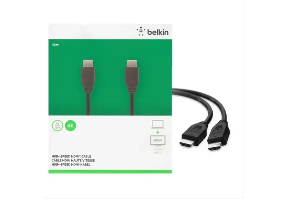 Belkin HDMI High-Speed with Ethernet Standard Cable 4K 16ft/5M - Black