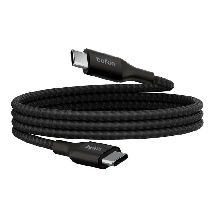 Belkin Boost Charge Braided Cable USB-C to USB-C 240W 3.3ft/1m - Black