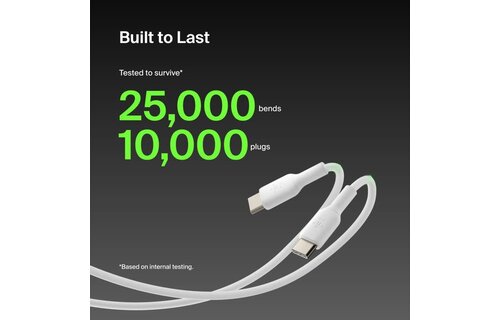 Belkin Boost Charge USB-C to USB-C Cable 3.3ft/1m - White