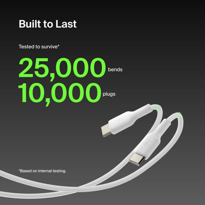 Belkin Boost Charge USB-C to USB-C Cable 3.3ft/1m - White