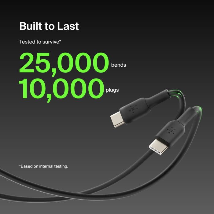Belkin Boost Charge USB-C to USB-C Cable 6.6ft/2m - Black