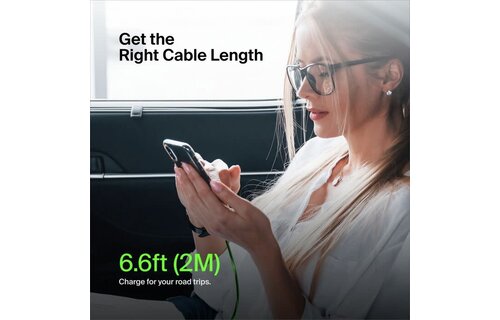 Belkin Boost Charge USB-C to USB-C Cable 6.6ft/2m - Black