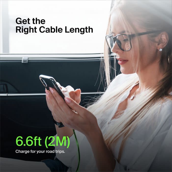 Belkin Boost Charge USB-C to USB-C Cable 6.6ft/2m - White