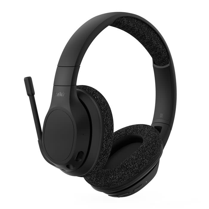 Belkin SoundForm Adapt Wirless Over-Ear ENC Headset with Boom mic - Black