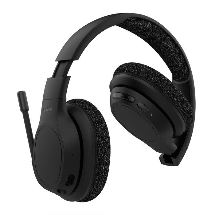 Belkin SoundForm Adapt Wirless Over-Ear ENC Headset with Boom mic - Black