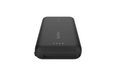 Belkin Boost Charge Power Bank 10K with Integrated USB-C Cable PD 20W 10'000mAh - Black