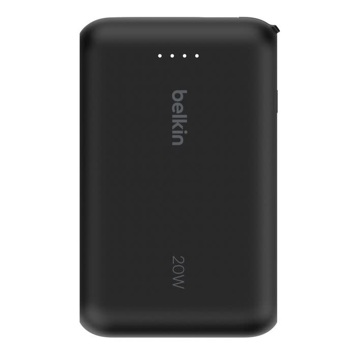 Belkin Boost Charge Power Bank 10K with Integrated USB-C Cable PD 20W 10'000mAh - Black