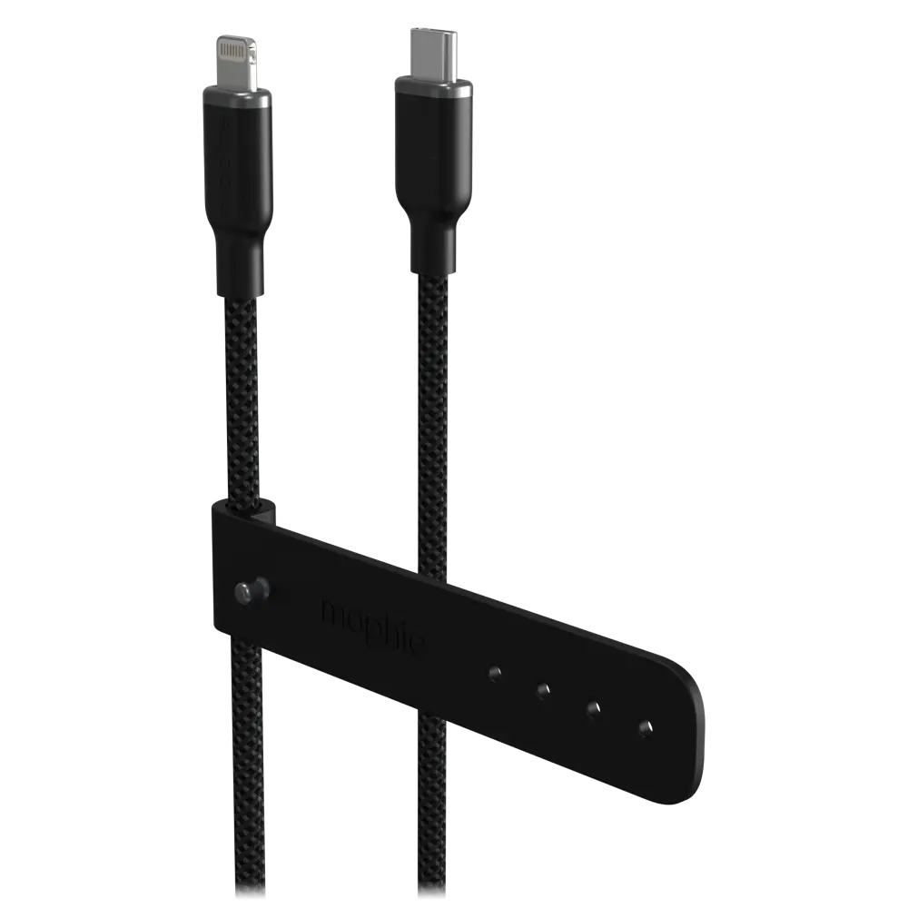 Mophie Charge Stream USB-C to Apple Lightning Cable 3ft/1M - Black