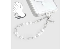 Case Mate Link Chain Phone Wristlet - Silver Pearl
