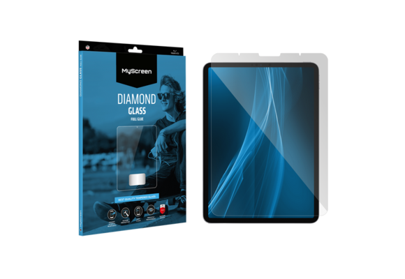 MyScreen Diamond Glass Full Glue for iPad Pro 11" M4 2024 - Clear