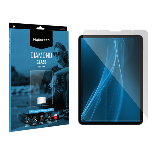 MyScreen Diamond Glass Full Glue for iPad Pro 11" M4 2024 - Clear