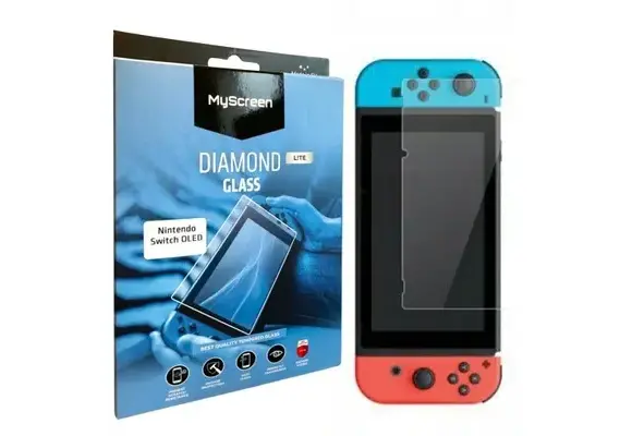 MyScreen Diamond Lite Glass for Game Console Nintendo Switch - Clear