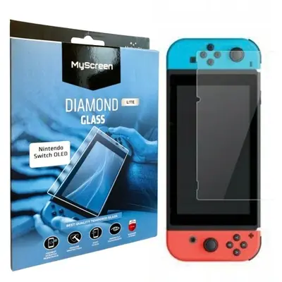 MyScreen Diamond Lite Glass for Game Console Nintendo Switch - Clear