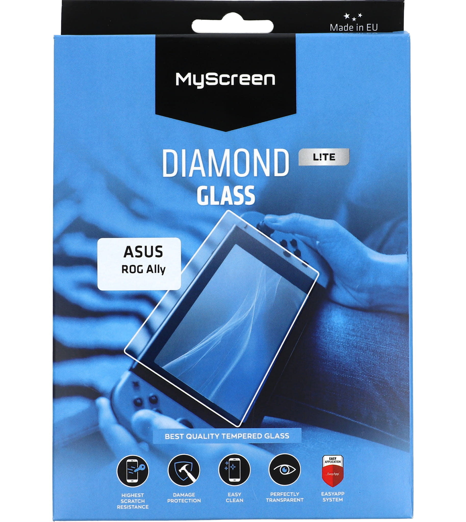 MyScreen Diamond Lite Glass For Game Console Asus Rog Ally/rog Ally X - Clear