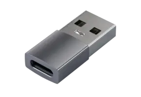 Satechi Aluminum USB-A to USB-C Adapter - Space Gray