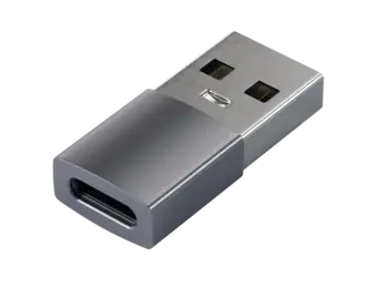 Satechi Aluminum USB-A to USB-C Adapter - Space Gray