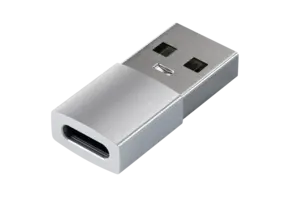 Satechi Aluminum USB-A to USB-C Adapter - Silver