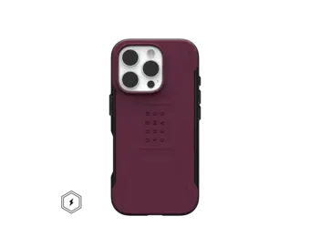 UAG Civilian MagSafe Case for iPhone 16 Pro - Bordeaux