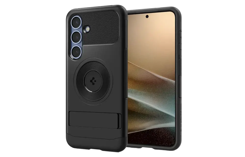 Spigen Slim Armor Kickstand MagSafe Case for Samsung Galaxy S25 - Black