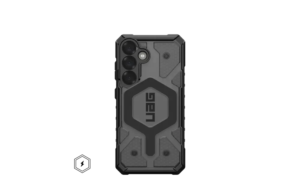 UAG Pathfinder Clear MagSafe Case for Samsung Galaxy S25 - Ash