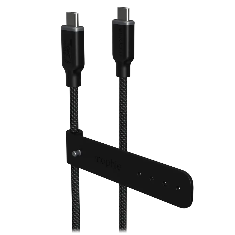 Mophie Charge Stream USB-C to USB-C 240W PD Cable 2.5ft/0.8M  - Black