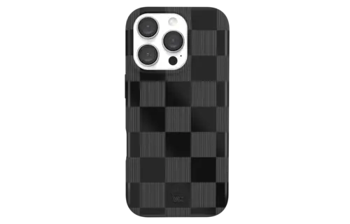 Velvet Caviar MagSafe Case for iPhone 16 Pro - Noir Vibe Checker