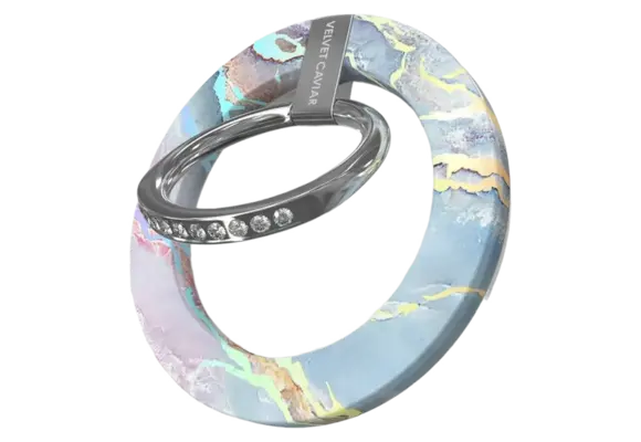Velvet Caviar MagSafe Grip and Stand Ring - Holo Moonstone