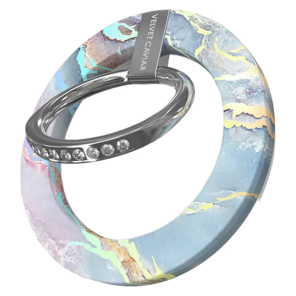 Velvet Caviar MagSafe Grip and Stand Ring - Holo Moonstone