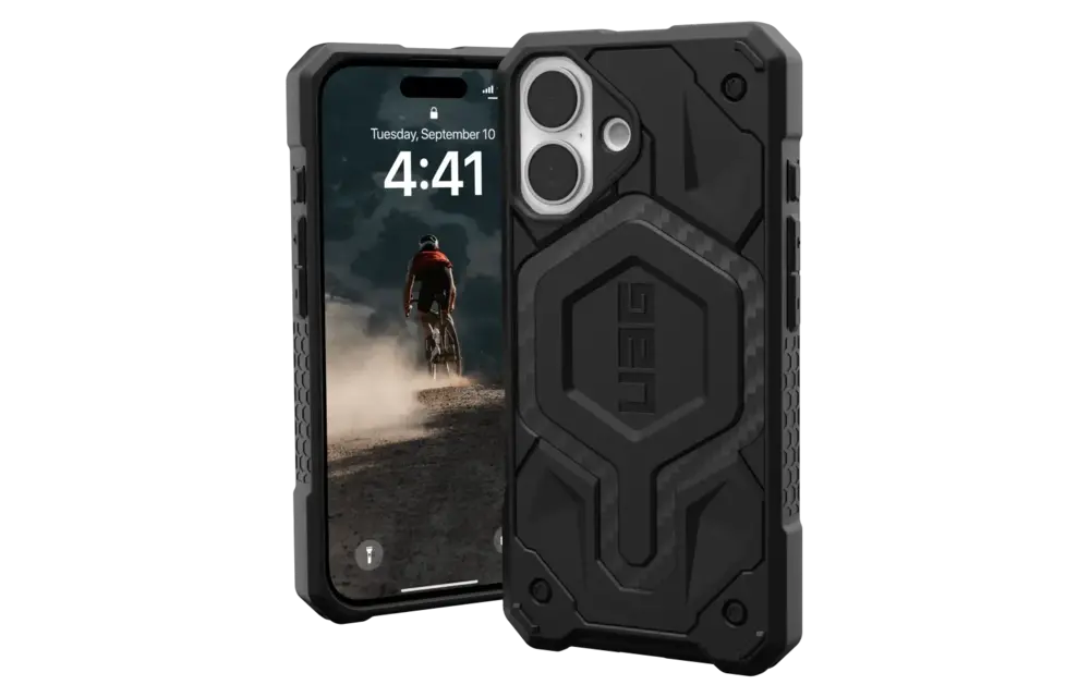 UAG Monarch Pro MagSafe Case for iPhone 16 - Carbon Fiber