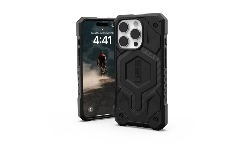 UAG Monarch Pro MagSafe Case for iPhone 16 Pro - Carbon Fiber