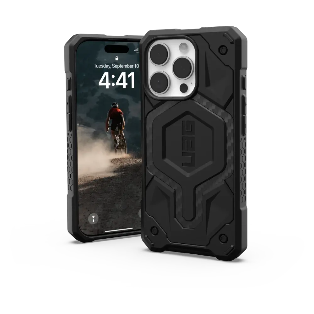 UAG Monarch Pro MagSafe Case for iPhone 16 Pro - Carbon Fiber