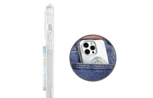 Velvet Caviar MagSafe Grip and Stand Ring - Holo Moonstone