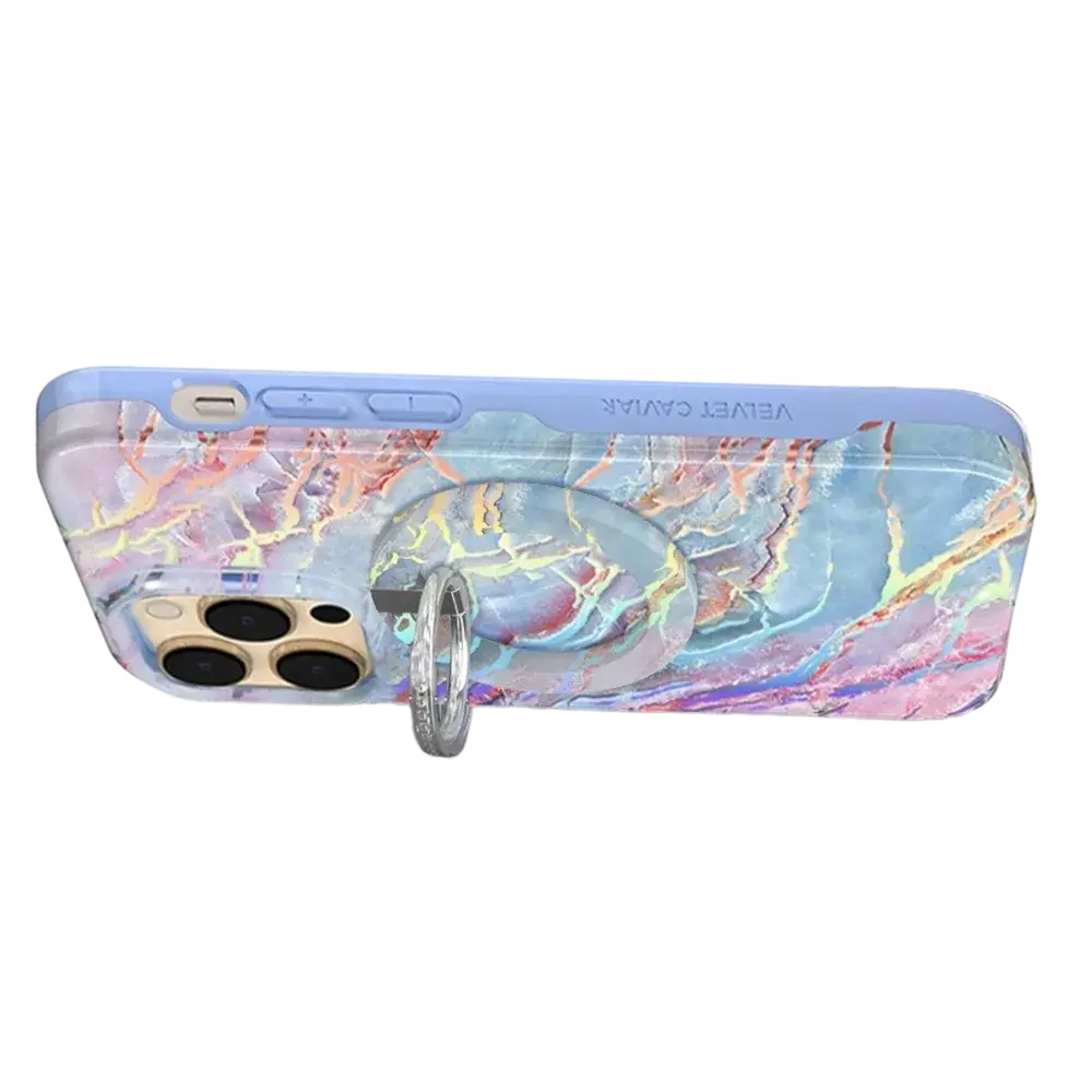 Velvet Caviar MagSafe Grip and Stand Ring - Holo Moonstone