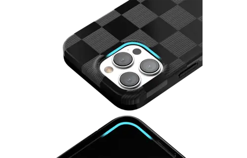 Velvet Caviar MagSafe Case for iPhone 16 Pro - Noir Vibe Checker